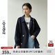 自巧小个子卡其色中长款风衣女春季新款英伦风150cm显高外套 藏青色 XS