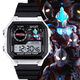 Ultraman SHF Electronic Watch Sports Digital Watch Модель ученика средней школы с будильником [Стильный серебряный черный] -d5155 Электронные часы [Импортированное движение + сверхпрофильное резервное значение] Подарочная коробка]
