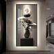 Wen Shiou's entrance painting is opposite the door Feng Shui with lamps and stones to operate the decorative sense LED lamps into the door wall light luxury T12250 60*120 (recommended 4 of 0.8 meters-0.9 meters