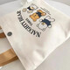 Outdoor travel canvas bag female student large capacity canvas bag shoulder bag bento bag cartoon handbag mommy bag three little bear canvas bag [benefits]