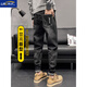 Zaun Männer zerrissene Jeans Sommer Trendy Marke Slim Feet 2025 New Summer Thin Black Boys Casual Hosen 6636 Black. 30