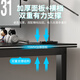 Yaoying Computer Desk Desktop Esports Desk Home Study Desk Writing Desk Workbench Office Desk HXZ33 Upgraded Reinforcement 80*60cm (Esports Black)