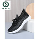Woodpecker 2025 new summer old Beijing cloth shoes men's mesh breathable middle-aged and elderly dad shoes one foot casual sneakers kfrW698 gray [women] 43