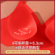 CK红色内衣套装女无痕大胸显小胸聚拢结婚新娘背心式龙本命年文胸罩 本命红+本命红S389+S3892套装 2XL (90A/90B/90C)