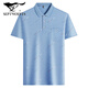 SEPTSWOLDES (Septembrewolves) T-shirt à manches courtes pour hommes à manches courtes d'âge moyen Polo mince Polo Polo d'âge moyen et âgé de glace à moitié à manches mises à manche