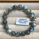 YIBIY natural ice gray moonlight labradorite bracelet strong light full blue light moonstone crystal bracelet single circle gift HYGG24#