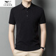 Siete lobo puro cárdigan de manga corta primavera casual y otoño delgada boutique boutique suéter de mante manga camisa top molan 3xl 185-
