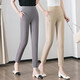 9276 Sommer neun Punkte Extra Leggings Loose Elastic Everytile Middle Pants's Hosen mittleren und älteren Mütter dünne Frühlings- und Herbstschwarz 33