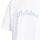 Adidas (adidas) Kinderkleidung Mädchen T-Shirt 25 Sommer 101 Spot Hundegelenksmarke-gestalteten Bogen Kinder Pure Cotton Kurzarm KG6626 KG6625 Weiß 150 (Tag 152)