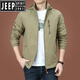 JEEP SPIRIT charge jacket men's spring and autumn men's outdoor American windproof waterproof windbreaker men's autumn sports jacket dark blue 9898 plus velvet 5XL