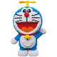 Nette Doraemon Blue Fett Plug-In-Bausteine ​​für Erwachsene 3D dreidimensionale Montage-Puzzlespielzeuggeschenkschmuck Brown CT5012 Fuchs Kaninchen