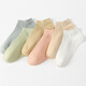 
Fenten Women's Socks Breathable Cotton Socks 6 Pair Pack 2025 New Socks Not Easy to Fall and Skin-Friendly Casual Socks