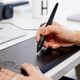 Wacom tablet pressure-sensitive pen CTL672/472/6100/690 Intuos pth660/651/650 capacitive pen DTC133 free pen holder 0x0cm