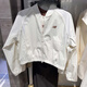 
NEW BALANCENB2025 Casual woven stand collar short windproof jacket cardigan jacket women NAF22112 NAF22112-DB S 155_80A
