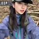 Jeep Spirit Super Beautiful Jacke für Frauen 2025 Neue im Freien mit drei in einem winddichten Wasserdosigeranzug Xianzhi Grün [Single Mantel 丨 Nein Inner Liner] s