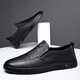 Chaussures pour hommes yierkang Chaussures décontractées en cuir authentique cuir de vache, chaussures pour hommes sandales chaussures plage creux chaussures décontractées pour hommes chaussures de père