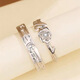 Little Prince and Rose Couple Rings Simple Design Men's and Women's Rings Adjustable Chinese Valentine's Day Gifts for Girlfriends Couple Rings and Jewelry Boxes
