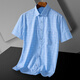Gy Goldlion 2025 Summer Nuevo camisa de algodón de manga corta Negocio para hombres Camisa de moda de moda para jóvenes DX6630 38