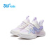 361 Children's Shoes Children's Sports Shoes 2025 Autumn Girls Light Soft Elastic Sweet Childlike Casual Shoes Purple 32