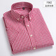 
Summer new men's short-sleeved shirt pure cotton thin plaid middle-aged casual cotton half-sleeved shirt daddy suit hk- 9930 pure cotton thin 38