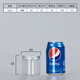 Ouoety Food Grade versiegelte Dose Plastikflasche mit Aluminium Silber Abdeckung verdickt runde transparente breite Mund -Handelsverpackungsfass 6,5*8,5 cm21g Aluminium Silber Deckung 756