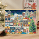 
galison winter lights Christmas digital oil painting DIY fill coloring hand-painted acrylic oil painting decorative hanging painting qx15841 60*70cm thick solid wood inner frame + decorative outer frame six