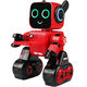 JJR High-Tech Kinder-Fernbedienung Roboter Roboter Spielzeug intelligenter Dialog Sprachstimme Elektrisches Talk und Tanzen Early Education Machine Boy Klassische Version K3 White + Disassemble Hamburger Zug, spielen Sie mit zwei Sätzen wiederaufladbarer Batterien + 1 mehr Batterie + Get 1 mehr Batterie +