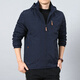 
VIIBEST9898 Cross-border casual jacket autumn and winter outdoor windproof charge plus velvet hooded casual jacket sports clip military green M