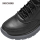 Skechers leather shoes men's slip-on soft-soled casual leather shoes 2025 autumn new arch support flash-on shoes 205492