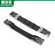 Gepäckgriff Gummi Gummi Einziehbares Make-up-Box-Fahrkastenhandle Griffgriff Griffgriff Zubehör Benutzerdefinierte 3519-230pvc Schwarz