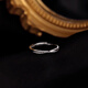 Mansheng S999 sterling silver Möbius ring ring for women niche design high-end ring couple 2026 new trend S999 silver Möbius ring