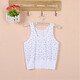 
New summer pure cotton thin suspender vest for middle-aged and elderly women can wear it with half a piece of short mother's underwear underwear underwear - white XXL size - 1 piece