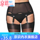 Peking leuchtende Schleudern Europäischer und amerikanischer großer sexy Mesh Verstellbarer Schnalle Anti-Rutsch-Strumpfband rot xxxl