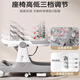 Oeny Baby Walker Vorbeugung O-leg 2025 Neues multifunktionales Baby Walker Prävention und Rollover Trolley Nordic Grey [Klassiker] Multifunktionales Stummwader-Wanderer-Sprunggeschenk