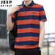 Jeep Spirit Jeep Jeep Jeep Jeep Camiseta de manga corta Summer Summer Tamaño grande Lapa de solapa informal