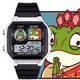 
Huizhi City Langlang Mountain Little Monster Surrounding Watch Little Pig Demon Toad Essence Electronic Student Men and Women Gifts Chinese Comic Watch Time [Fashion Silver Black] D15689 Electronic Watch Default