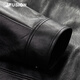 FILA FUSION same style men's jacket 2025 winter new fashion loose leather jacket black-BK XL 180/100A/XL