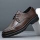 
CARTELO 2025 men's shoes new men's autumn business formal wear breathable leather shoes British soft leather soft sole casual wedding 9903 black affordable model 38
