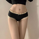 AJFN sexy Unterwäsche für Frauen 2024 Neue Pure Lace Sports Fairy Slys 2 Packs 6628 Schwarz + 9056 Schwarz, Einheit 80-140jin [Jin gleich 0,5 kg]