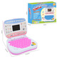 Jiashi 25 simulated computer early education children's notebook model display screen English language point reading learning machine Blue* English version early education learning machine