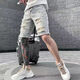 
Yarso ripped five-point denim shorts men's versatile slim-fitting pants Korean style ins fashion beggar mid-pants T693 blue graffiti 28 Suggested 90-100Jin [Jin equals 0.5 kg]