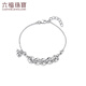 Lukfook Jewelry Platinum 950 Qianduoduo Gourd Copper Coin Platinum Bracelet Gift Price F63P0041DS 9.75g (including labor cost 1053 yuan)