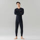 RSRDDY diving suit men's one-piece jellyfish suit long-sleeved trousers snorkeling full-body sunscreen quick-drying warm swimsuit large L (suitable for 80-100Jin Jin equals 0.5 kg)