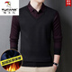 Holzspecker gefälschter zweiteiliger Hemd Herbst und Winter neuer Pullover-Revers-Langarm-Hemd warmer Pullover Fadenmantel [] 826 Lila 175/92A135-150Jin [Jin ist gleich 0,5 kg]
