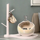 Entrance key storage ornament feels the entrance door placing racks light luxury shoe cabinet living room children's room Swan pair white 693
