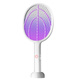 2025 New Electric Mosquito Swatter Rechargeable Home Power Grid Mosquito Killer Lamp Two-in-One Mosquito Repellent God 909 Dual Grid Standard Version Automatic Mosquito Trap Free Fast Charging Cable + Base_Zai