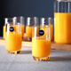Luminarc glass milk cup breakfast cup juice drink cup simple tea cup drinking cup household set [heat resistance thickened] vineyard short style (13791) 2