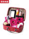 Simulación de los juguetes para niños Set de cosméticos para niños Modelo Play House Girl Princess Makeup Box Juego completo Rose Red de 12 piezas Bolsa de lentejuelas 1185