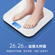 联想体重秤人体电子秤体脂秤称重秤体重秤精准减肥用体脂秤减肥专用精准体重计 【玫瑰金】USB充电-精准称重-质保2年