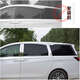 Guanglei Buick GL8 LUZUN 653T CORPS BRIGHT BRIGHT STRIP AVIA Modified Central Pilier Sticker Sticker en acier inoxydable ACCESSOIRES SPÉCIALS 653T / ES28T / AVIA D-PILLAR TRIM 2 PIÈCES